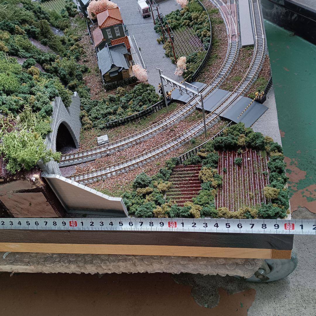 【特大サイズ】鉄道模型 Nゲージ 複線 ジオラマレイアウト 完成品