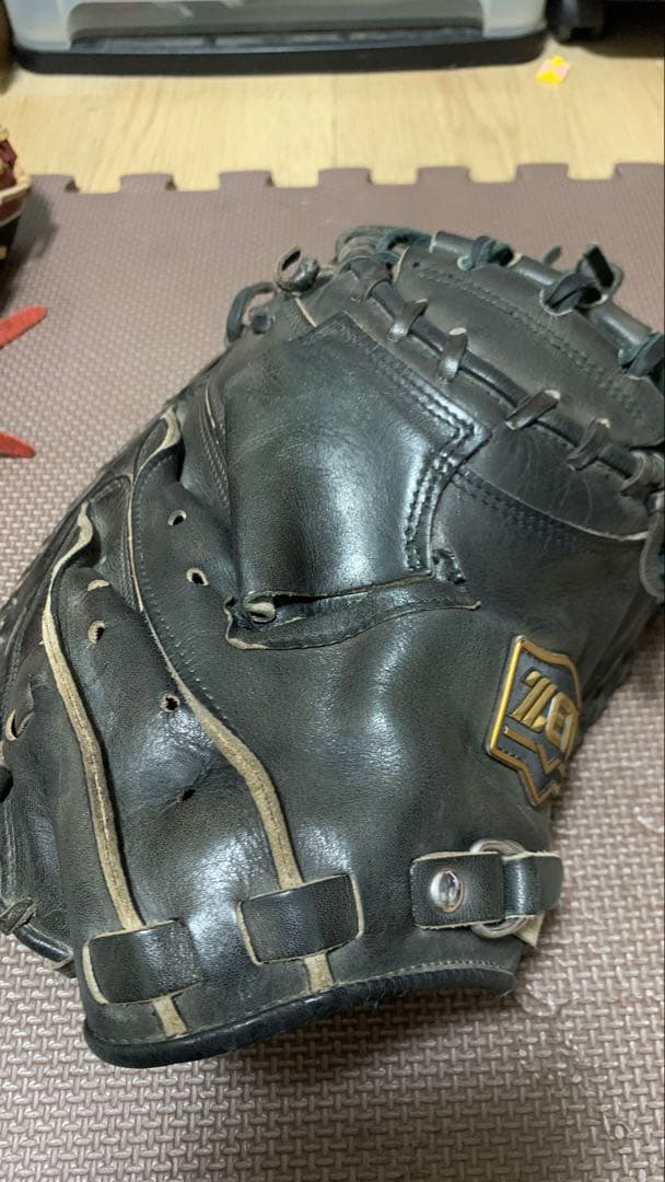 ZETT ブラック 軟式グローブ