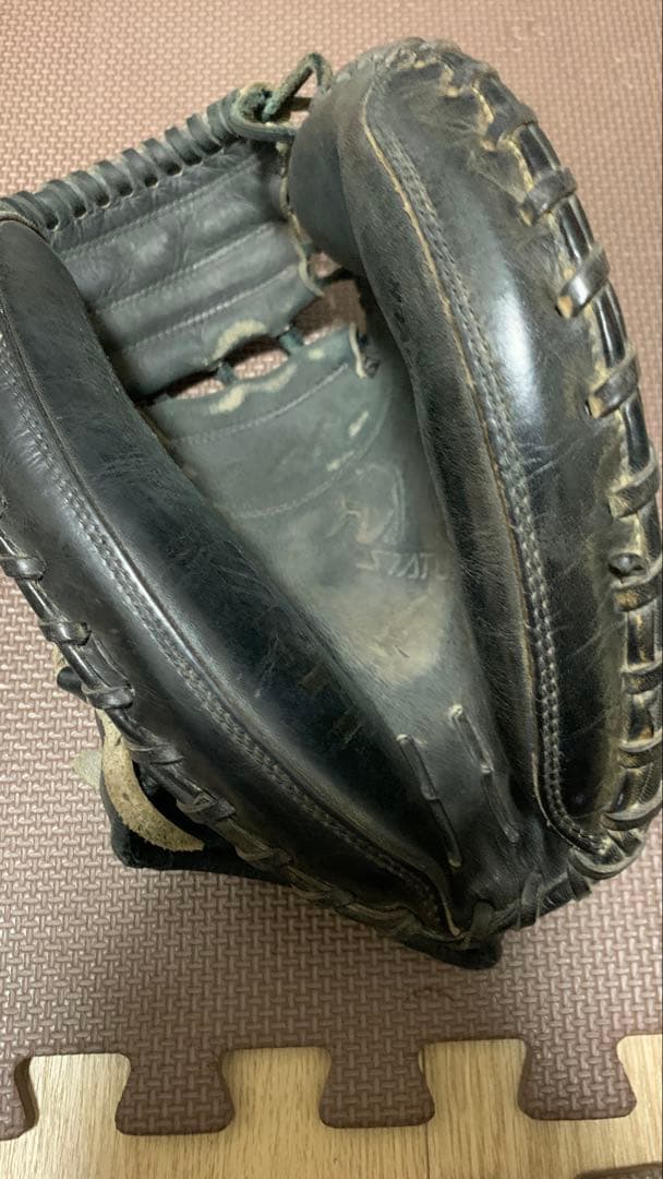 ZETT ブラック 軟式グローブ