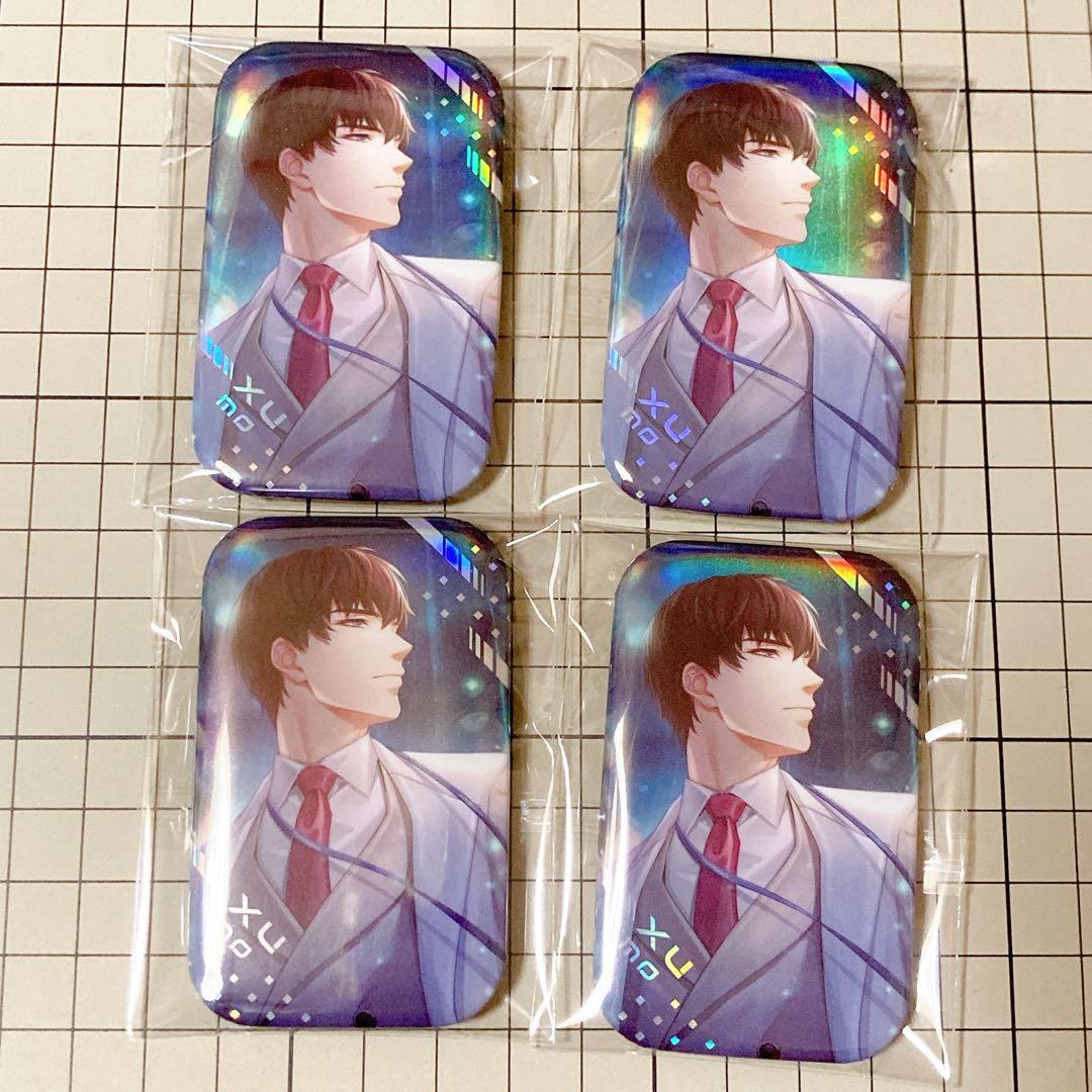 恋とプロデューサー　恋与制作人 明日終局系列徽章 スクエア缶バッジ シモン