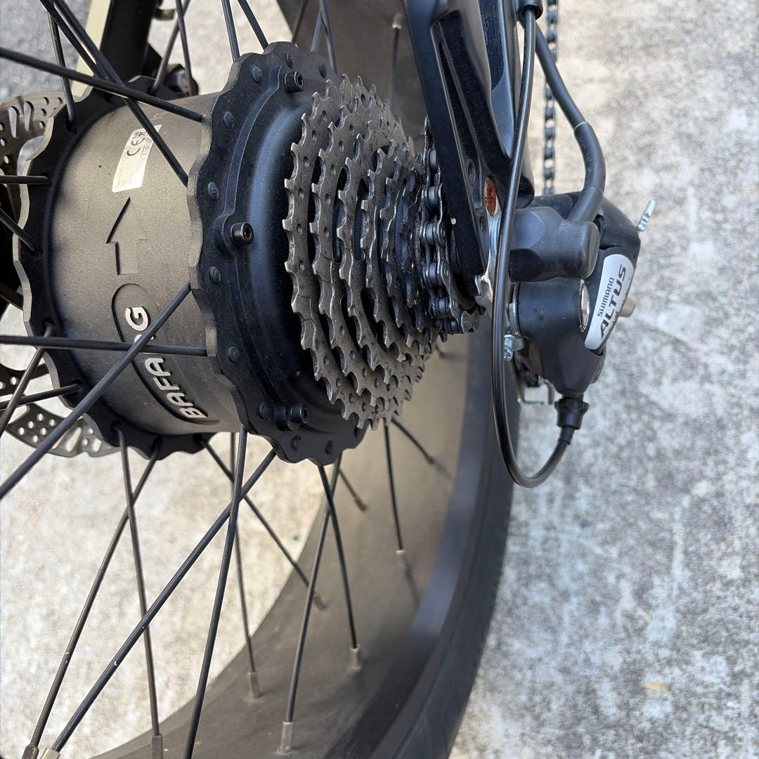 Daikon　MATEX電動アシスト自転車折りたたみ式ファットバイク黒