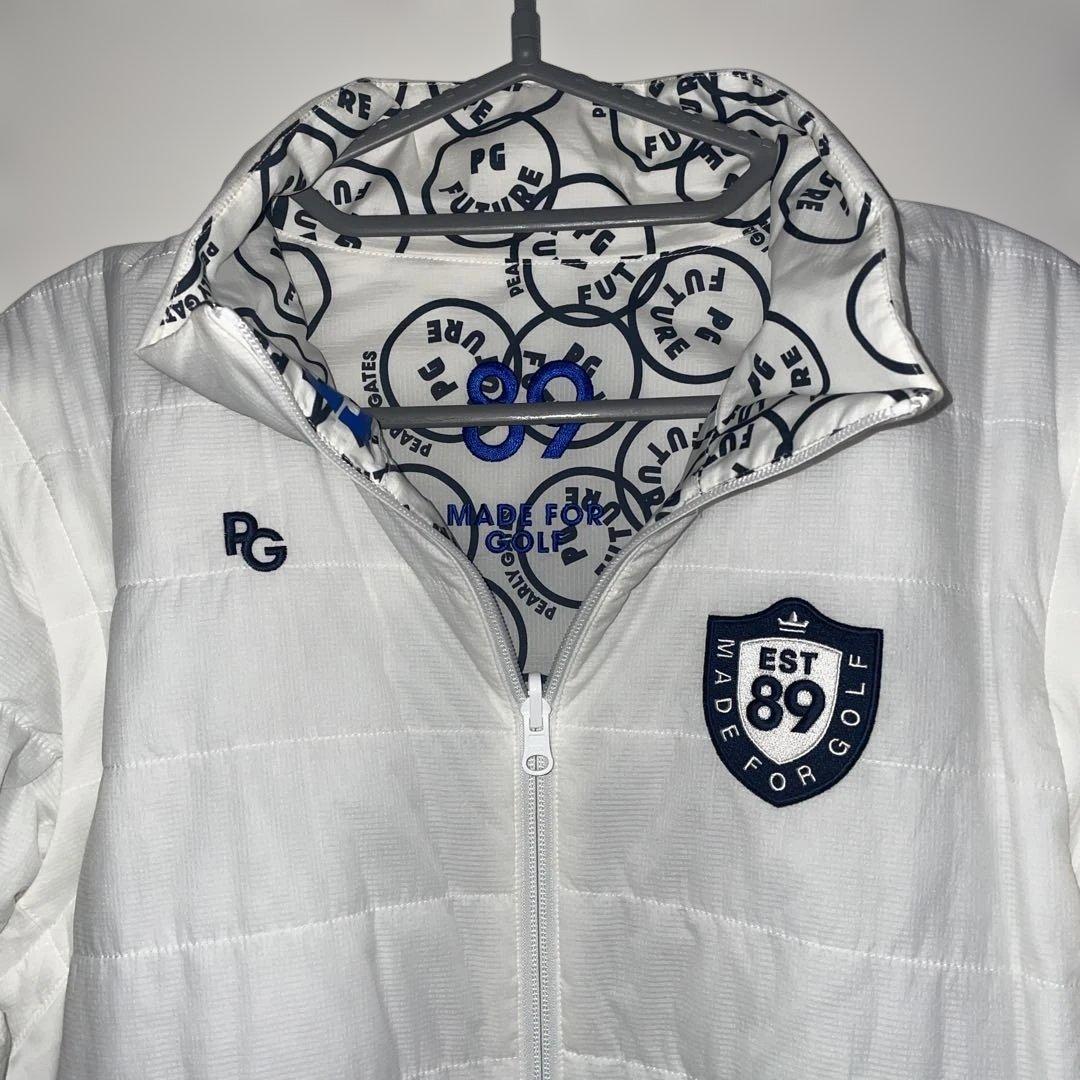 一度のみ着用PG EST 89 ホワイトジャケット2way リバーシブルLサイズ