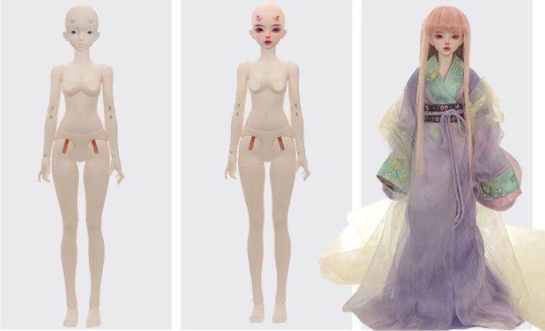 AX858  1/4 ドール本体 Dragon 球体関節人形 ハンドメイド