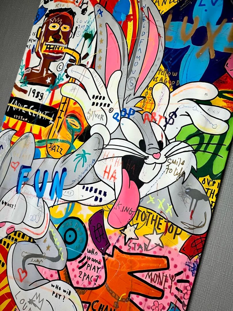 No.232木枠付きキャンバスアート　ブランドアートポスター　バスキア　絵画