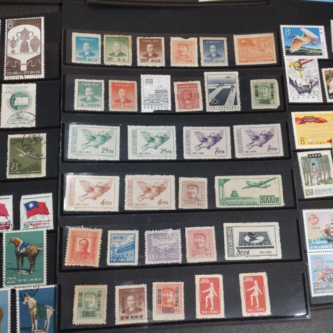 中国切手　消印あり、無し　混同　パンダ・日中青年友好交流など　切手まとめ