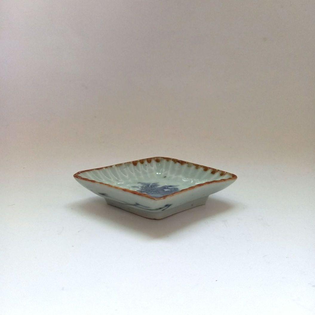 古伊万里　小皿　手塩皿　コンニャク印判　江戸骨董