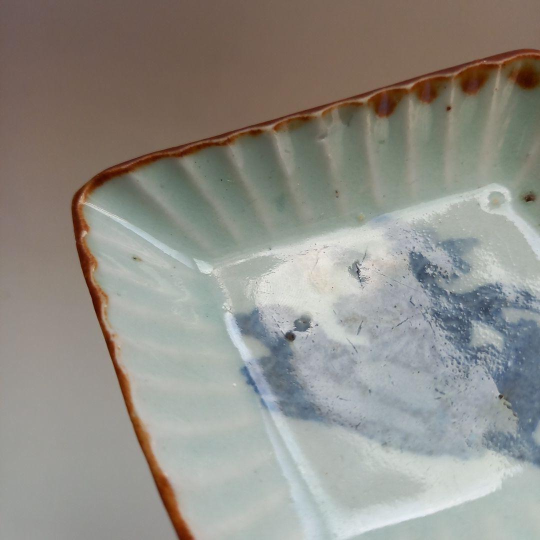 古伊万里　小皿　手塩皿　コンニャク印判　江戸骨董