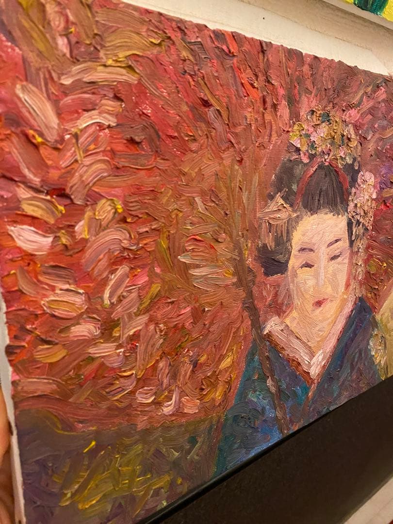 油絵　油彩　一点物　F4