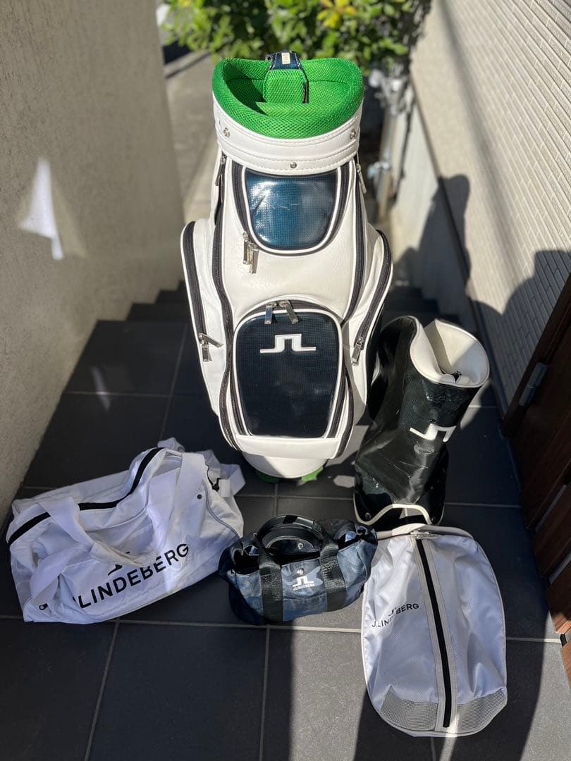 J.リンドバーグ　ゴルフキャディバッグセット　ボールポーチ追加