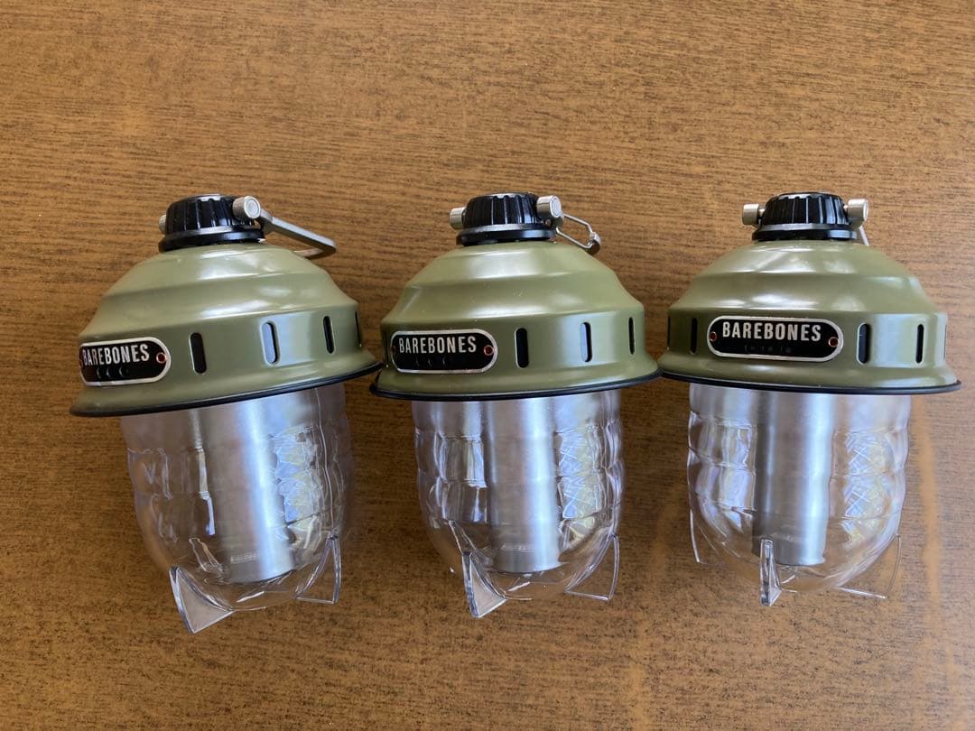 BAREBONES ビーコンライト　オリーブ　3個