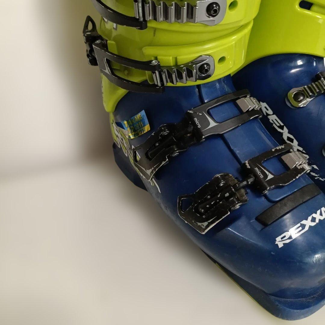 REXXAM POWER MAX 97スキーブーツ 青/緑 25〜25.5センチ