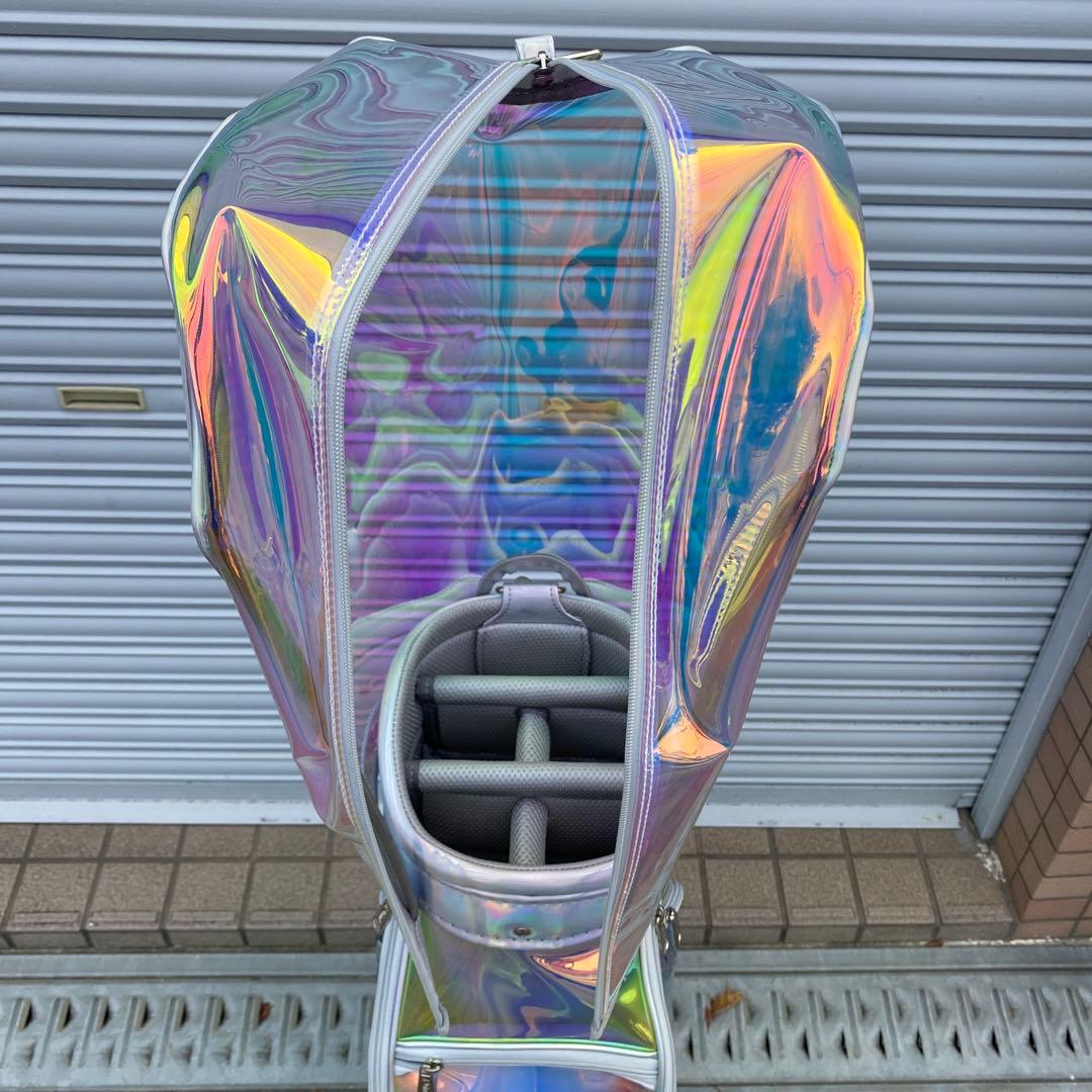 Mn様の専用ページ 新品未使用　虹色 透明ゴルフバッグ