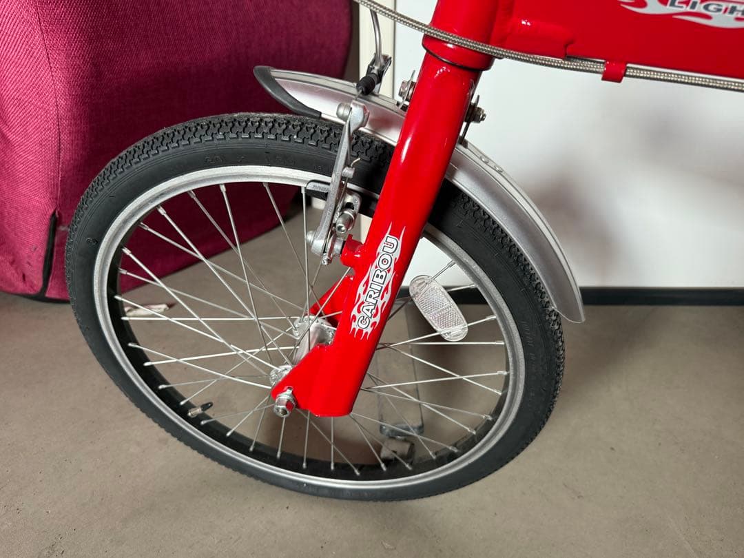 サカモトテクノ　カリブーライト・オート　ポリッシュ　6段変速　折り畳み20インチ