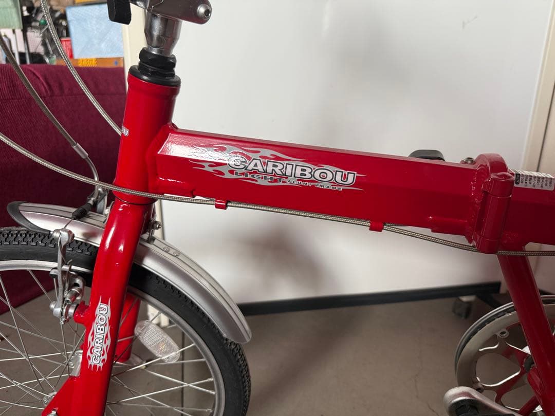 サカモトテクノ　カリブーライト・オート　ポリッシュ　6段変速　折り畳み20インチ