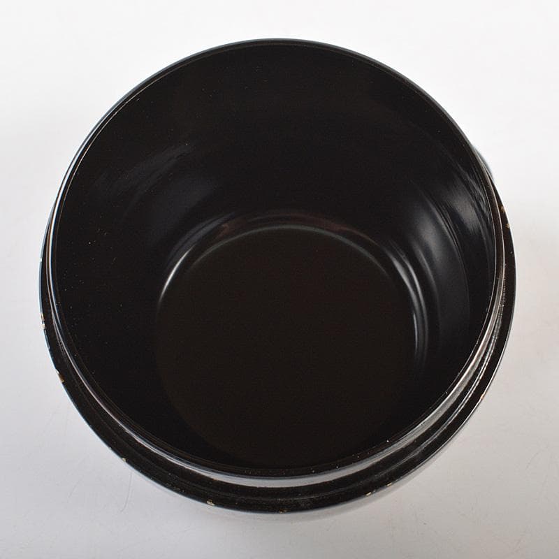 茶道具　黒漆　金蒔絵　棗　合わせ箱　V　6021