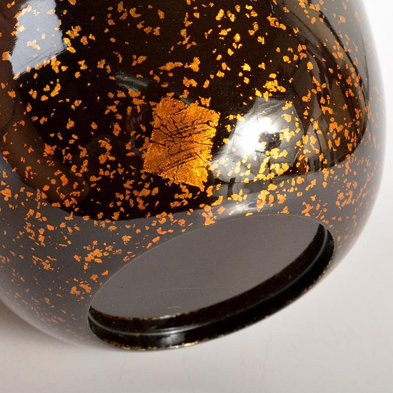 茶道具　黒漆　金蒔絵　棗　合わせ箱　V　6021