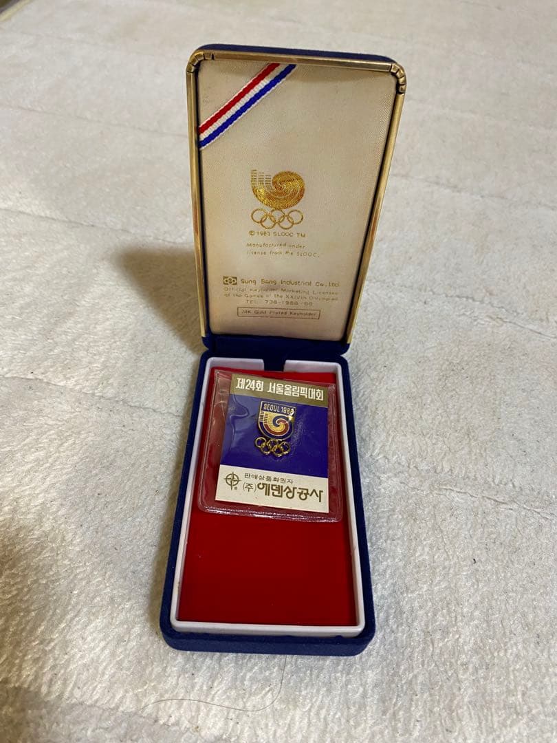 1988年ソウルオリンピック金メッキピンバッジ