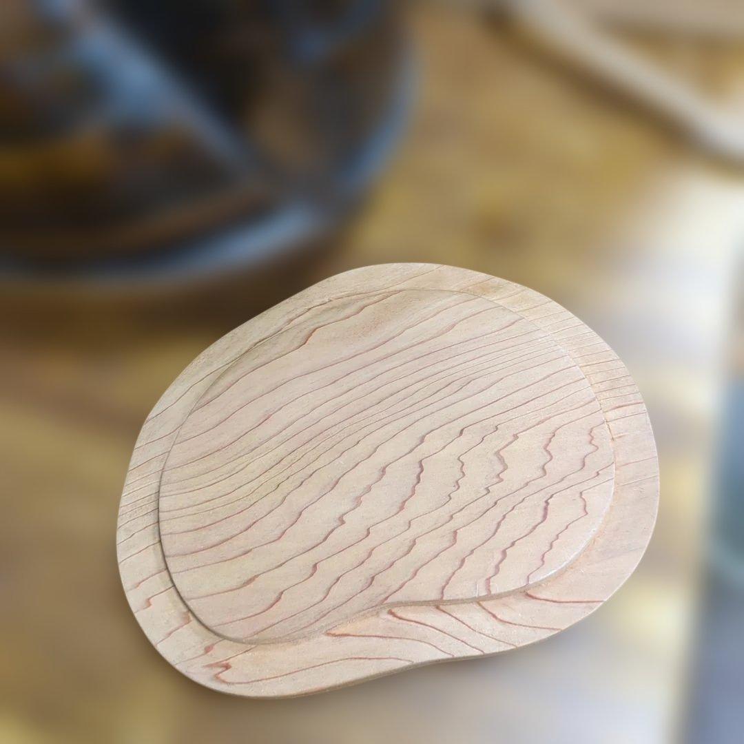 水指　木製蓋付き 瀬戸　水野双鶴　茶道具　茶道　陶器　木箱大振り