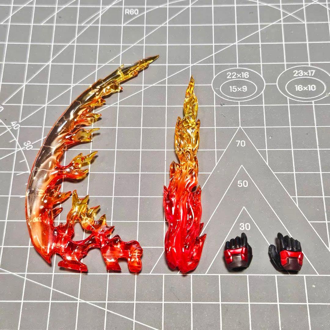 真骨彫製法　仮面ライダー装甲響鬼　用　手首、エフェクトパーツセット　アームド