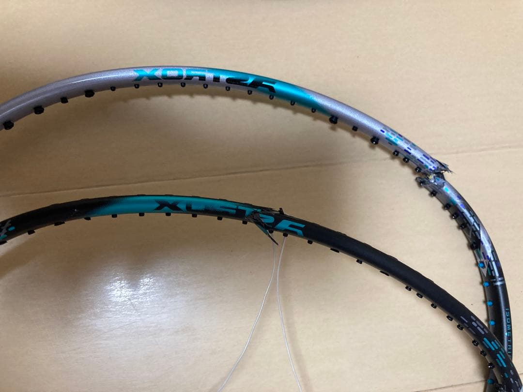 バドミントンラケット 6本セットジャンク品　アストロックス88S pro