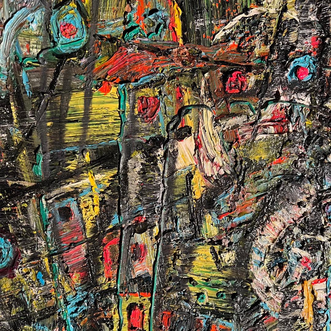 ★真作★ 旭日嘎(シゴラカ) tangriin 油絵 貴重作品