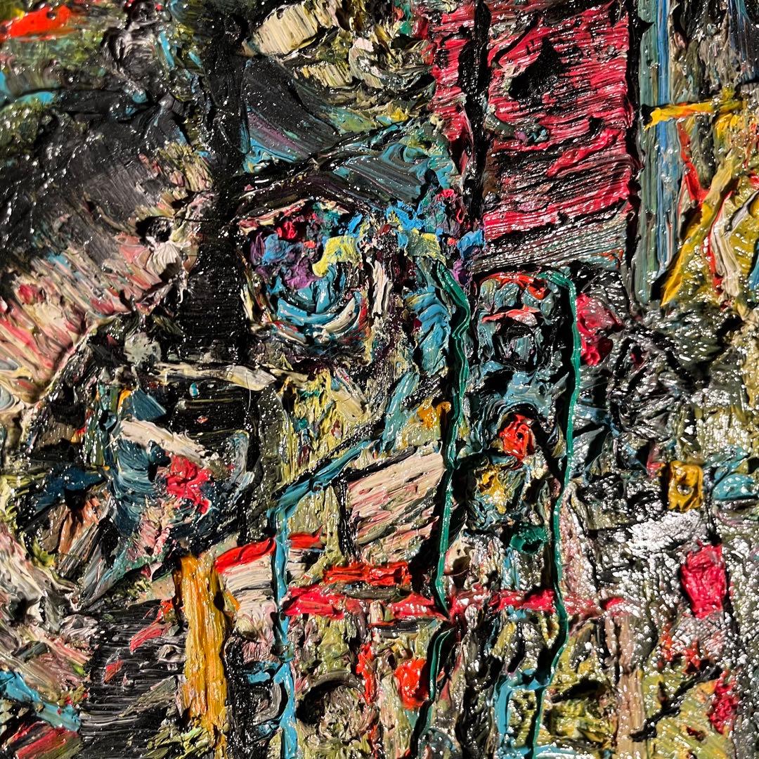 ★真作★ 旭日嘎(シゴラカ) tangriin 油絵 貴重作品