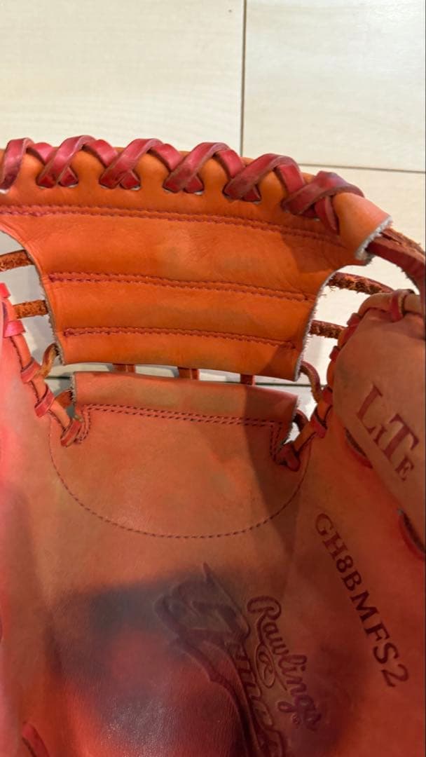Rawlings 硬式グローブ オレンジ