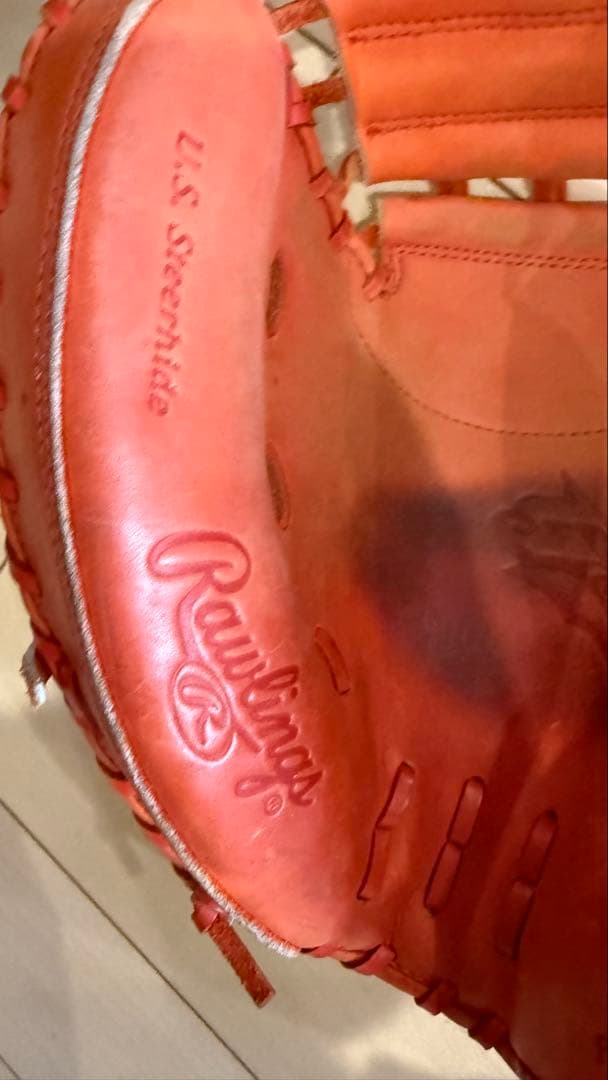 Rawlings 硬式グローブ オレンジ