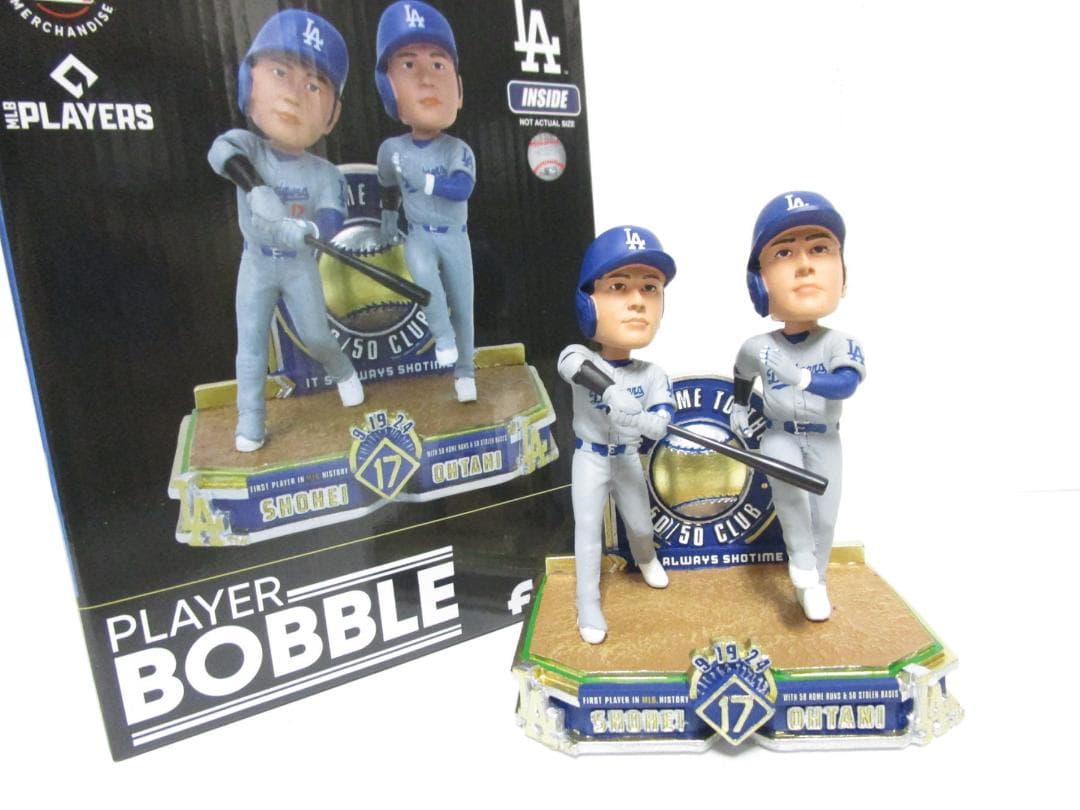 大谷翔平 ドジャース 50/50 達成記念 ダブルボブルヘッド 限定550体