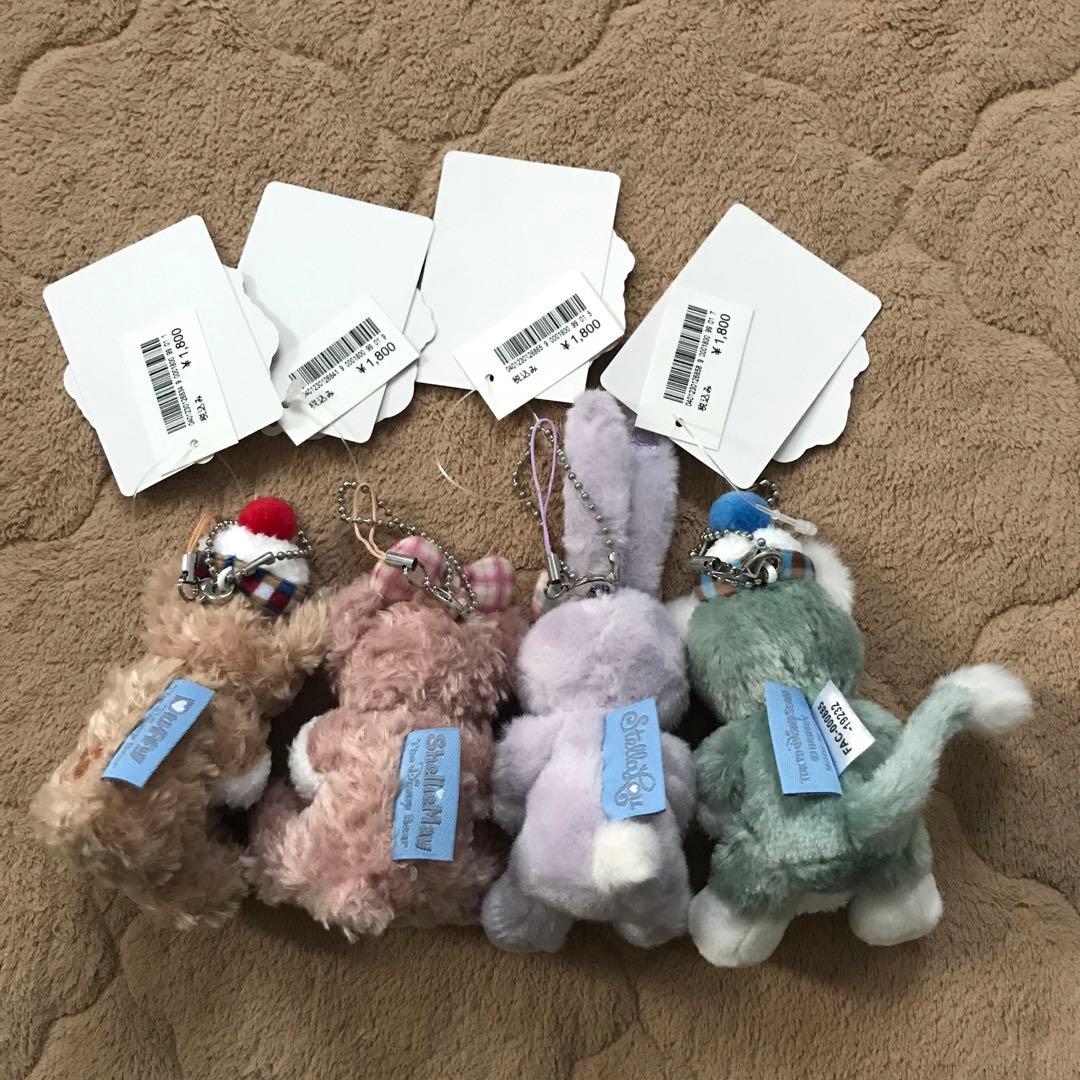 ウィンターホリデー　ぬいぐるみストラップ　ダッフィー アンドフレンズ