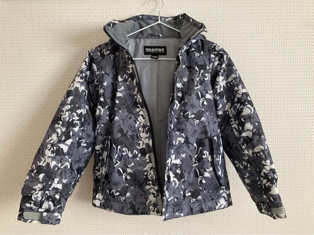 【美品/新品】キッズ130 スキースノボウェア&ゴーグルグローブ2set双子年子