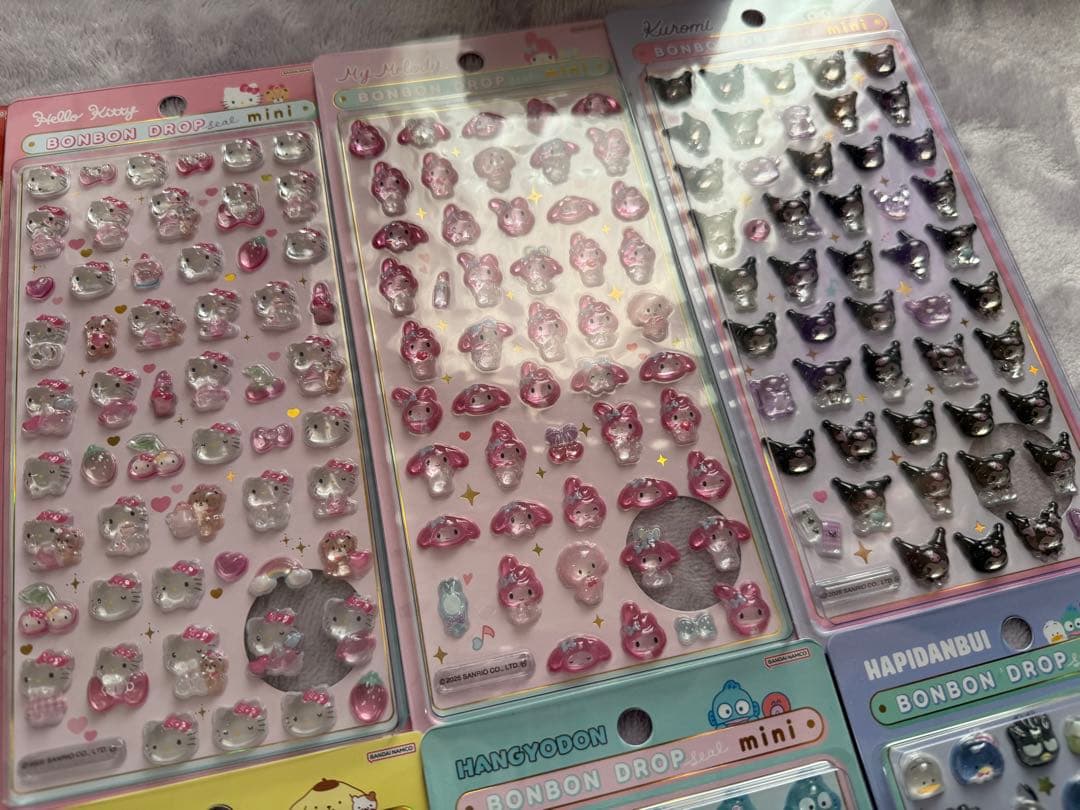 正規品 ボンボンドロップシール サンリオミニ8種セット