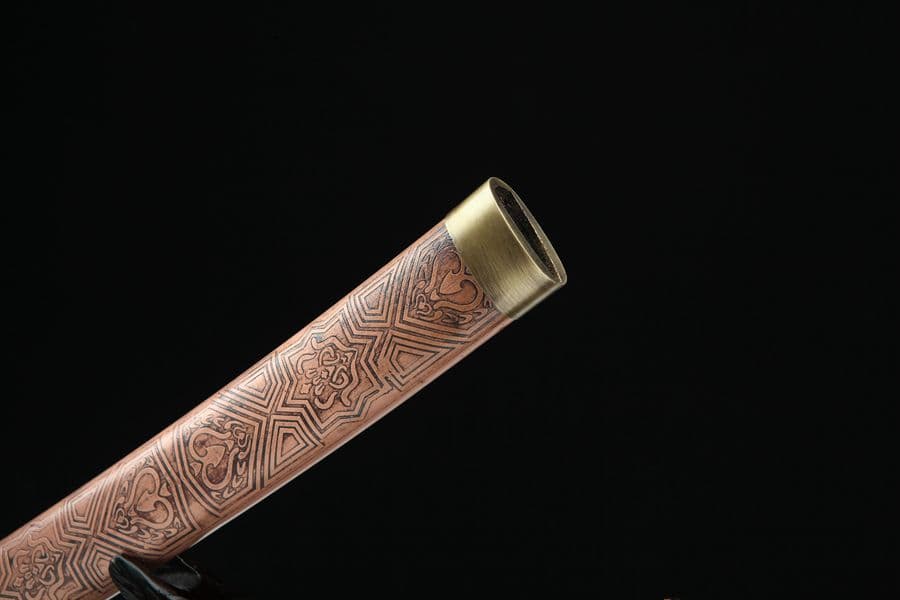 武具　刀装具　日本刀　模造刀　 肋差   短刀    居合刀  紫銅 こけし神