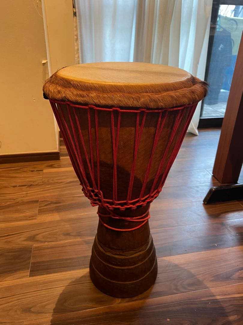 木製パーカッション 楽器　打面30センチジャンベ
