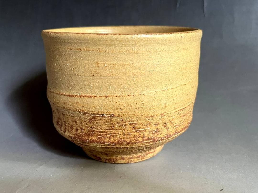 茶碗■黄上野茶碗 光井玄空造 照子 上野焼 光井窯 日本のルネッサンス 骨董品■