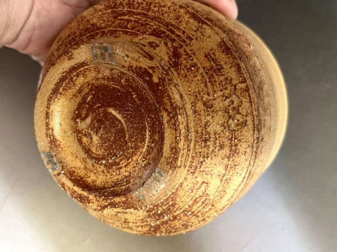 茶碗■黄上野茶碗 光井玄空造 照子 上野焼 光井窯 日本のルネッサンス 骨董品■