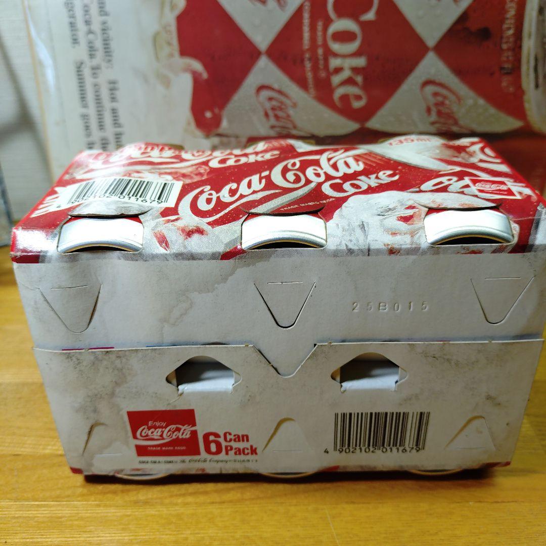 コカ・コーラ 135ml缶 6缶パック+1本 95年 製造中止缶