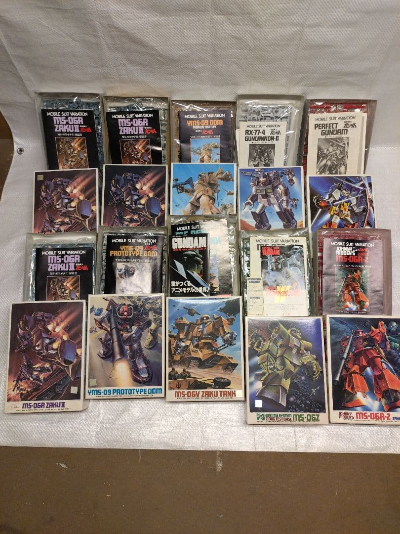 機動戦士ガンダムMSVモビルスーツバリエーションセット当時物