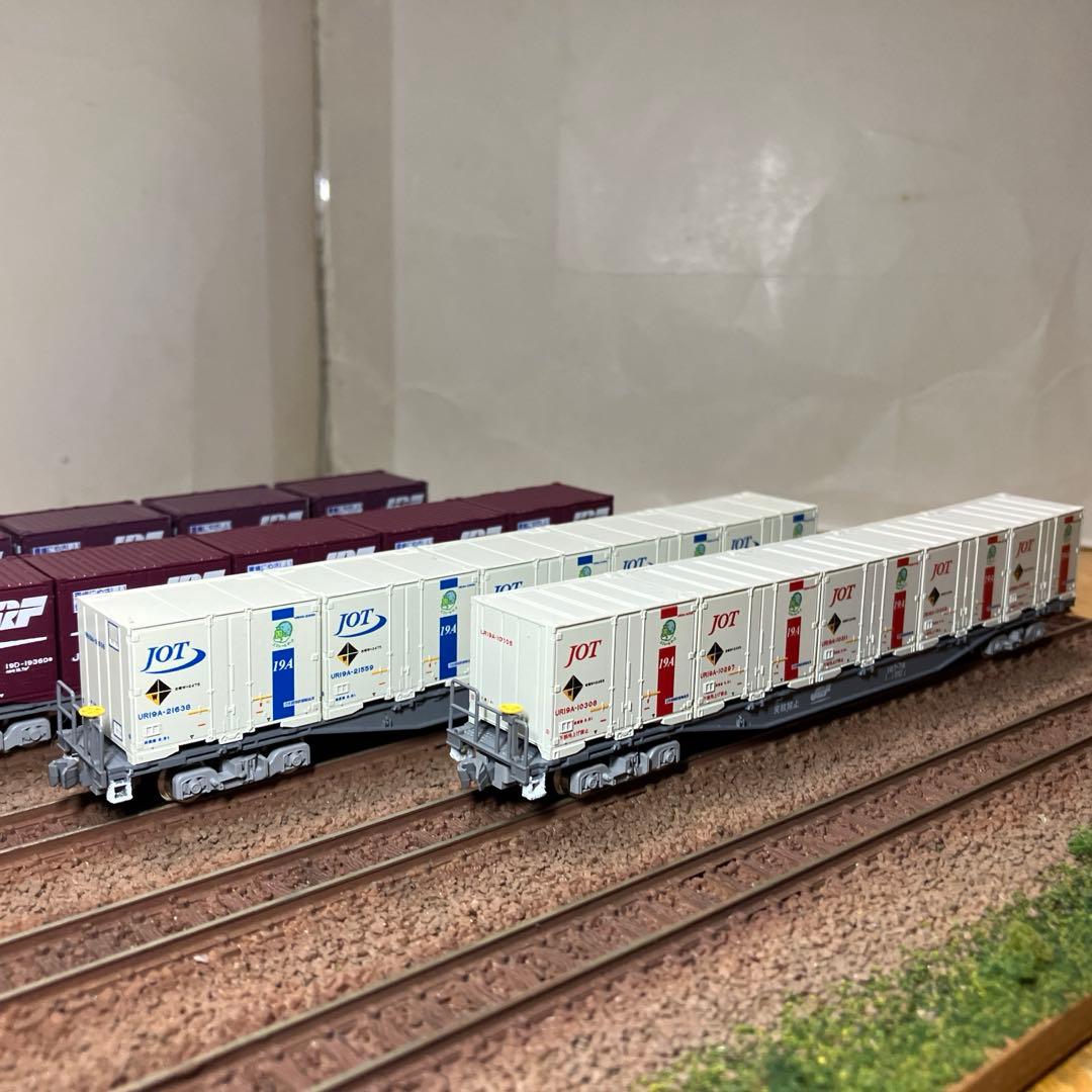 Nゲージ　コキ107（コンテナ付）12両セット