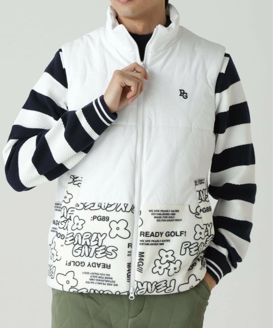 パーリーゲイツ　フルジップアップベスト