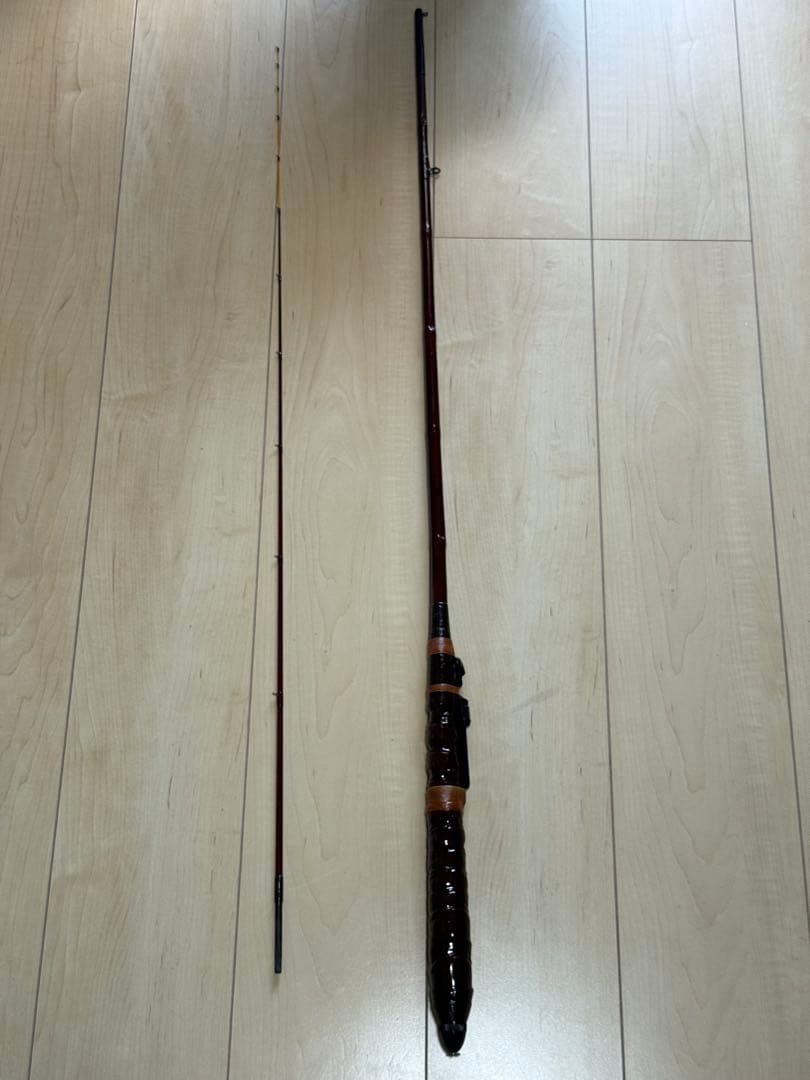 チヌ竿　自作ロッド　竹竿