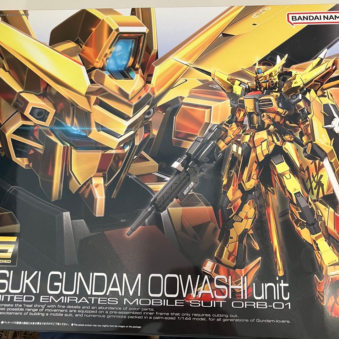 新品未開封　RG 1/144 アカツキガンダム(オオワシ装備)