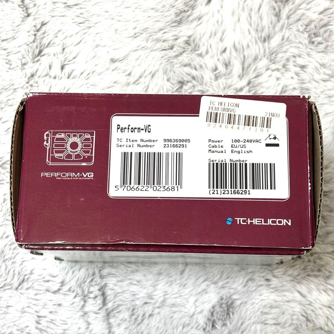 TC-Helicon Perform-VG ボーカルエフェクター 箱・付属品あり