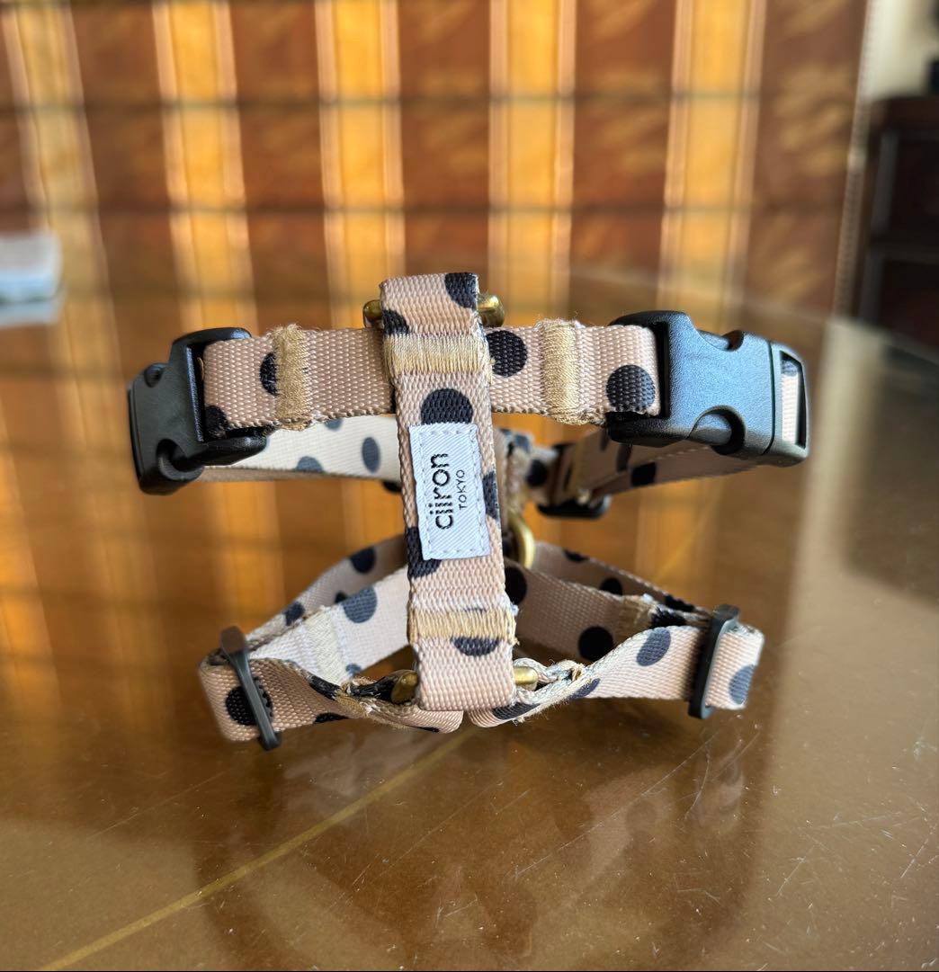 ciiron ドット柄 ハーネス・リードセット