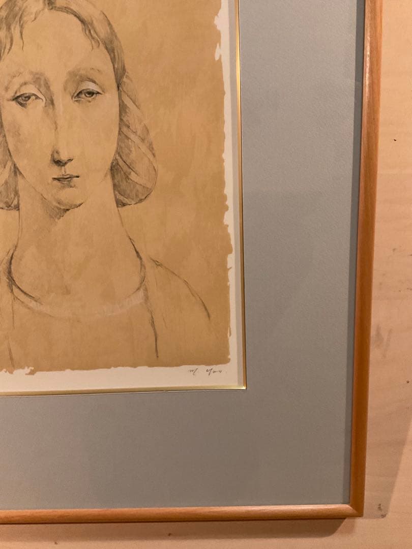 吉岡正人　「遠い想い」　リトグラフ　直筆サイン・エディション有り