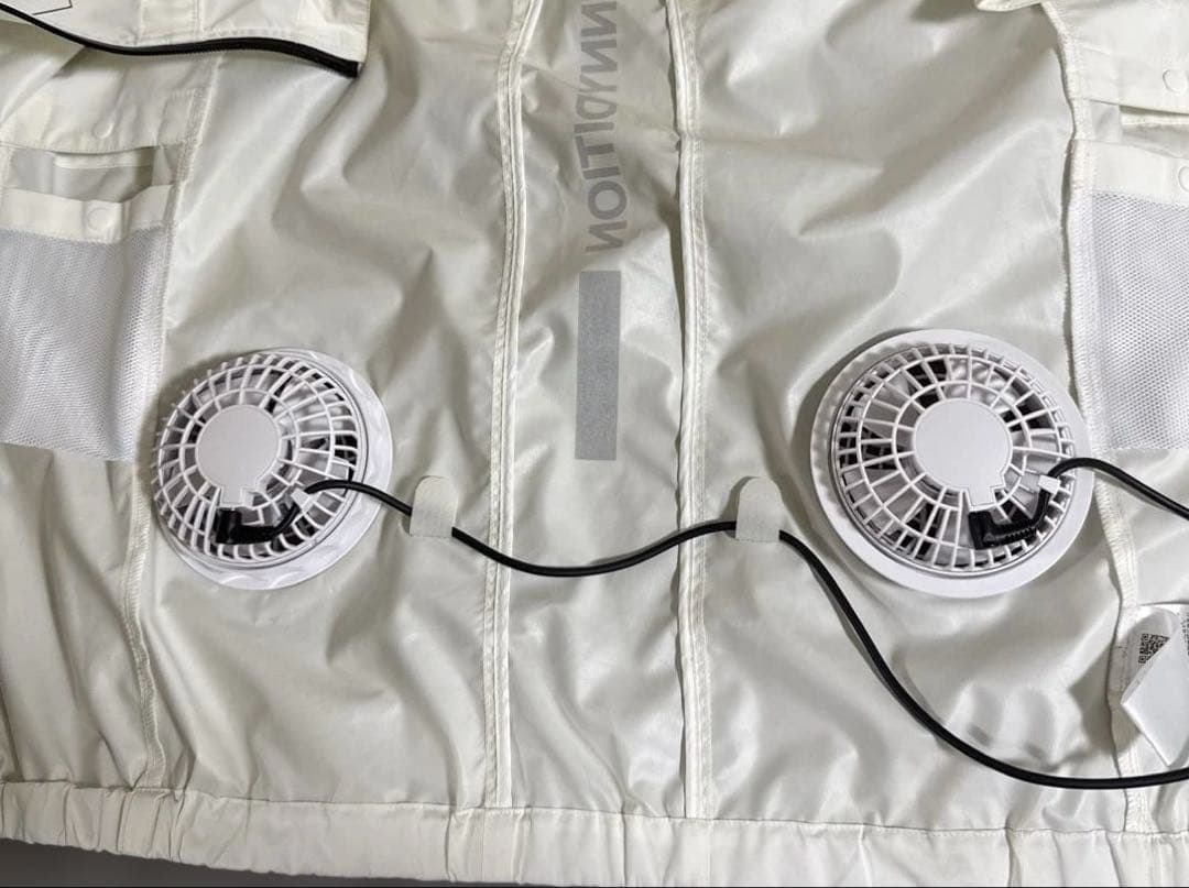 MASTER BUNNY EDITION ファン付きベスト サイズ1 ホワイト