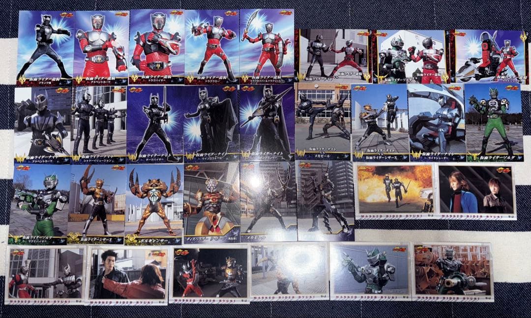 アマダ 仮面ライダー龍騎 トレーディングコレクション 第１〜３弾 約１０７枚