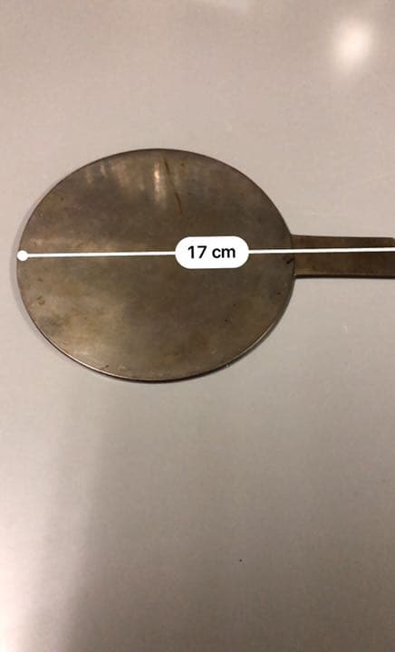 銅製手鏡、江戸初期、アンティーク