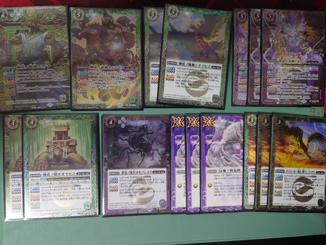 バトスピ　イザナギ＆イザナミデッキ　スリーブ付き