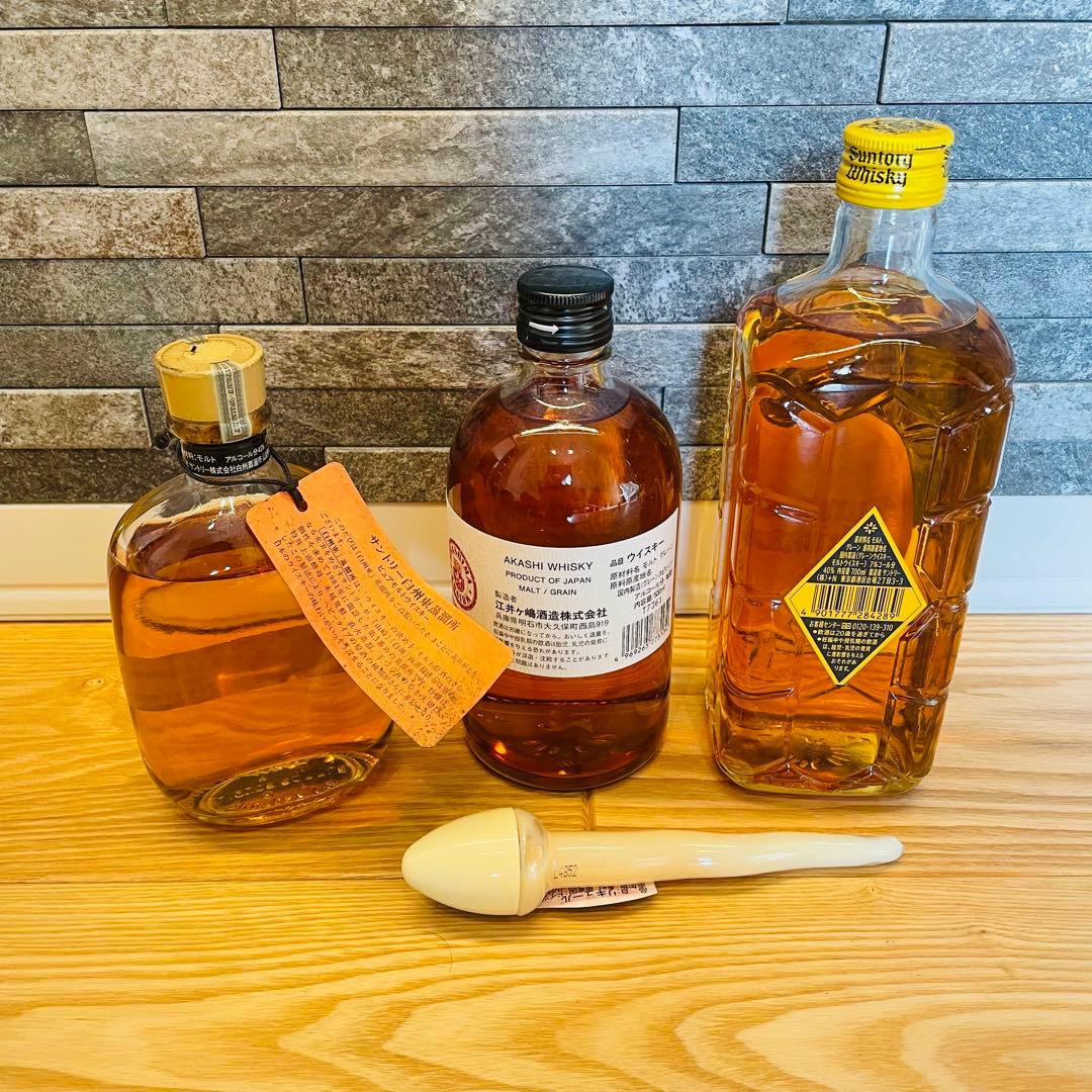 サントリー 白州蒸溜所 シングルモルトウイスキー 赤石ウイスキー セット